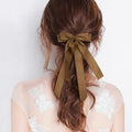 MIKONIKO Bow Hair Clips 2PCS Set Black Brown Ribbon Alligator Clip by Deal US