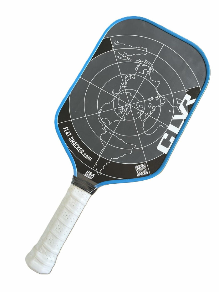The Flat Smacker Raw Carbon Fiber Pickleball Paddle USAPA Approved by Deal US