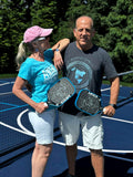 The Flat Smacker Raw Carbon Fiber Pickleball Paddle USAPA Approved by Deal US