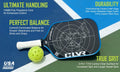 The Flat Smacker Raw Carbon Fiber Pickleball Paddle USAPA Approved by Deal US