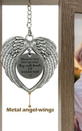 Mayamila Memorial Picture Frame 4x6 Brown Angel Wings Sympathy Gift by Deal US