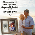 Mayamila Memorial Picture Frame 4x6 Brown Angel Wings Sympathy Gift by Deal US