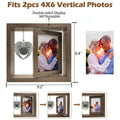 Mayamila Memorial Picture Frame 4x6 Brown Angel Wings Sympathy Gift by Deal US