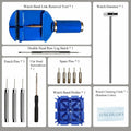 SIXCOLORS Watch Link Band Pin Removal Tool Kit with Spring Bar Tool Blue by Deal US