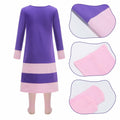 ROSADAGE Girls Daphne Halloween Costume Dress Purple Size 130 (6-7T) by Deal US
