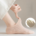 CHUNFO Womens No Show Socks Antislip Seamless Cushioned 5 Pairs Size 5.5-10 by Deal US