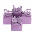 Kslong 50pcs Purple Butterfly Favor Boxes Small Gift Party Decoration by Deal US