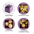 Kslong 50pcs Purple Butterfly Favor Boxes Small Gift Party Decoration by Deal US