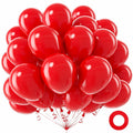 ZHMYBLN Red Balloons 100pcs 12in Bright Red Latex Helium Party Decor by Deal US