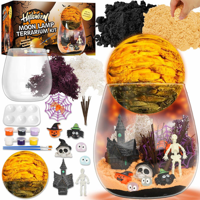 FYHMDC Halloween Light-Up Terrarium Kit LED Night Light Boys Ages 4-12 by Deal US