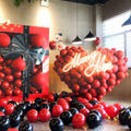 ZHMYBLN Red Balloons 100pcs 12in Bright Red Latex Helium Party Decor by Deal US