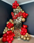ZHMYBLN Red Balloons 100pcs 12in Bright Red Latex Helium Party Decor by Deal US