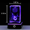 3D Crystals Capricorn Zodiac Glass Figurine Decor Birthday Gift Keepsake by Deal US