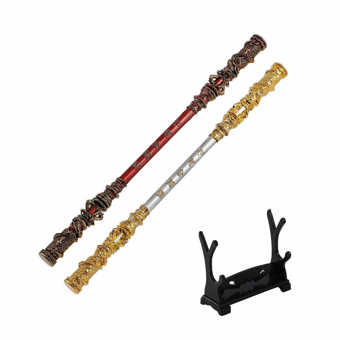 Santiccipa 2pcs Monkey King Staff Golden Cudgel Home Decor Small by Deal US