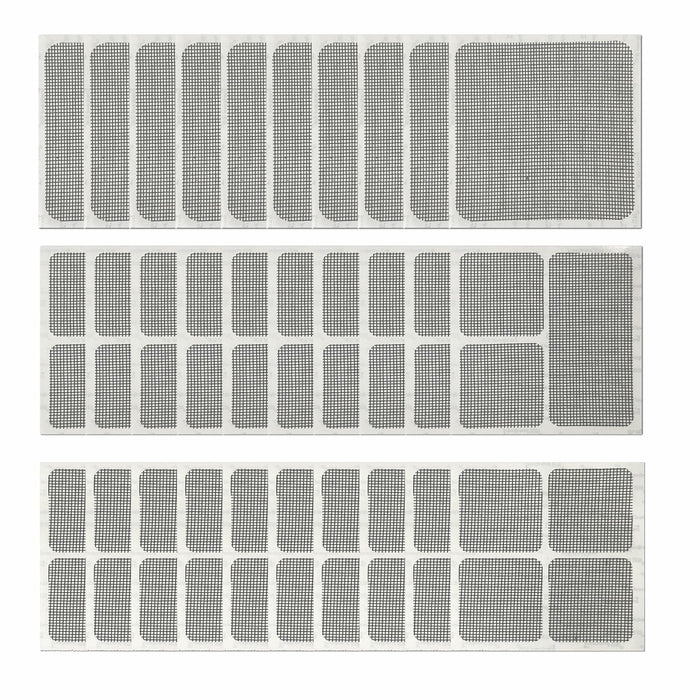 EVKILKJS 30PCS Screen Repair Kit Black Fiberglass Tape Mesh Door Patch by Deal US