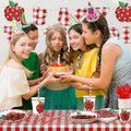 Zhehao 195 Pc Back to School Party Tableware Set Apple Red White Green by Deal US
