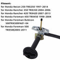 CHTAIXIN Fuel Valve Petcock Lever Compatible Honda TRX250 350 400 420 500 by Deal US