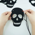 RadiantFlux Glowing Halloween Skull Flag 10Ft Green Felt Skull Banner by Deal US