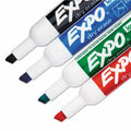 EXPO Low Odor Dry Erase Markers Chisel Tip Basic Assorted 4 pk by Deal US