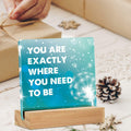 GTGIC Inspirational Desk Sign Motivational Acrylic Office Decor 4x4 Inches by Deal US
