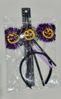 IKOLA Halloween Pumpkin Headband with Wand Set Orange & Purple 1 Count by Deal US