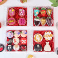 RomanticBaking 20 Pack 6x6x2in Clear Window Cookie Boxes PET Material by Deal US
