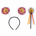IKOLA Halloween Pumpkin Headband with Wand Set Orange & Purple 1 Count by Deal US