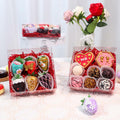 RomanticBaking 20 Pack 6x6x2in Clear Window Cookie Boxes PET Material by Deal US