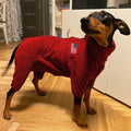 kims cosiart Polar Fleece Dog Jacket Windproof Warm Padded Coat Red Size S by Deal US