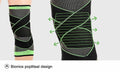 ASOONYUM Knee Sleeve Compression Support Pain Relief Green Single XX-Large by Deal US