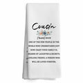 TAEDIN Cousin Gifts Kitchen Towels 16x24in Decorative Absorbent Tea Towel by Deal US