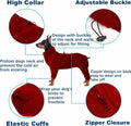 kims cosiart Polar Fleece Dog Jacket Windproof Warm Padded Coat Red Size S by Deal US