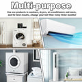 Wshxjzyay 2 Pack WH01x35719 Lint Filter Washer Dryer Combo Black by Deal US