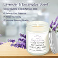 Conelist Nurse Graduation Scented Soy Candle Lavender 7oz Medical Theme by Deal US