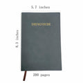 shengyoude Business A5 PU Leather Notebook 8mm Grid 200 Pages Black by Deal US