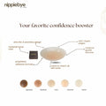 Nippiebye Silicone Reusable Adhesive Nipple Covers Pasties Caramel by Deal US