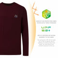 UVSAI Men’s UPF 50+ Long Sleeve Performance T-Shirt Burgundy Size 3X-Large by Deal US