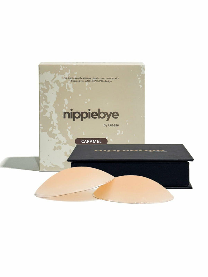 Nippiebye Silicone Reusable Adhesive Nipple Covers Pasties Caramel by Deal US