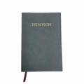 shengyoude Business A5 PU Leather Notebook 8mm Grid 200 Pages Black by Deal US