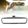 Panoramic Wide Angle Interior Rear View Mirror ABS Housing 814842 Black by Deal US