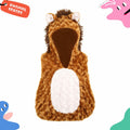 UQJE Baby Toddler Lion Costume Plush Furry Halloween Brown Size 3'-3'4" by Deal US