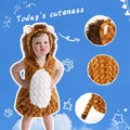 UQJE Baby Toddler Lion Costume Plush Furry Halloween Brown Size 3'-3'4" by Deal US