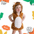 UQJE Baby Toddler Lion Costume Plush Furry Halloween Brown Size 3'-3'4" by Deal US