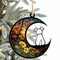 LOVELYPOD Dog Ornament Suncatcher Memorial Gift White 4 Inch by Deal US