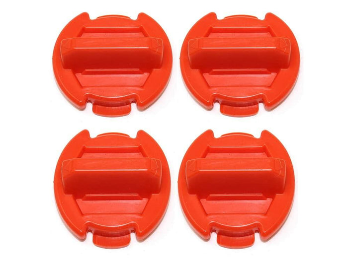 Turtle Den Polaris RZR Orange Floor Drain Plug 4 Pack Rubber by Deal US