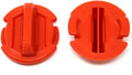 Turtle Den Polaris RZR Orange Floor Drain Plug 4 Pack Rubber by Deal US