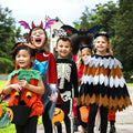 Qiexuxing Halloween Headband 2-Pack Bat & Devil Horns Black Felt by Deal US