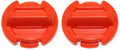 Turtle Den Polaris RZR Orange Floor Drain Plug 4 Pack Rubber by Deal US