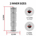 MOPASEN 7/8"" 22mm and 24mm Universal Motorcycle Grips Hand Grips for Kawasaki by Deal US