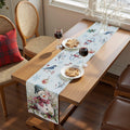 VIV CHERBL Boho Summer Striped Table Runner Black White 36x15 Inch Cotton by Deal US